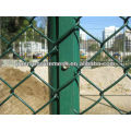 Green Chain Link Fence